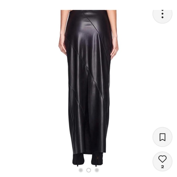 🦇I AM GIA🦇LEATHER MAXI NWOT👁️👁️👁️👁️👁️👁️👁️👁️👁️👁️👁️👁️👁️ - Picture 4 of 7